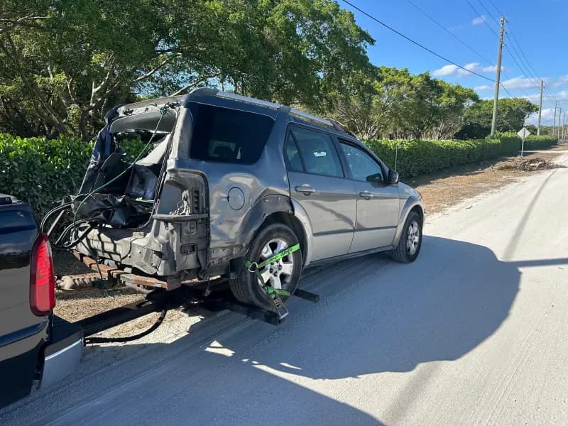 Wrecked van bought for cash